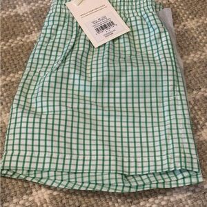 The Beaufort Bonnet Company Sheffield Shorts Green Checkered Kids Shorts